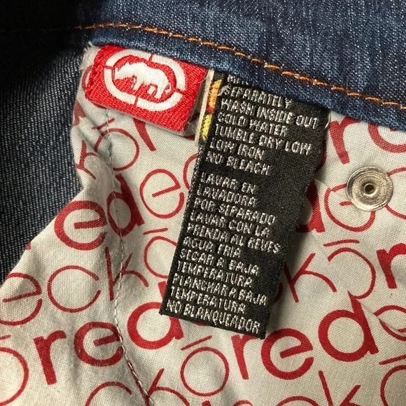 Ecko Red Raw Hem Jeans Junior’s Size 11-FLAWS - Picture 6 of 13